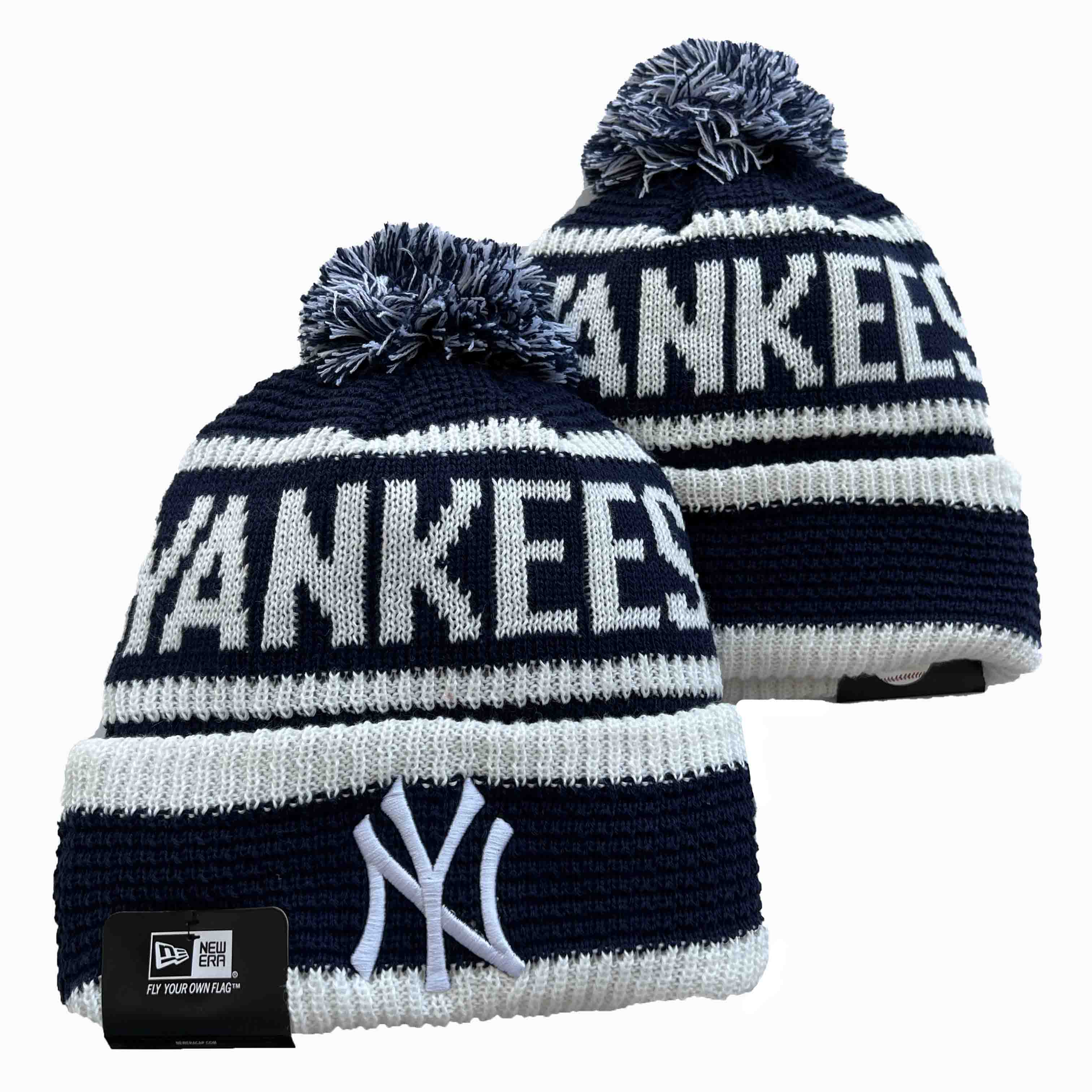 MLB New York Yankees Beanies Knit Hats-YD143