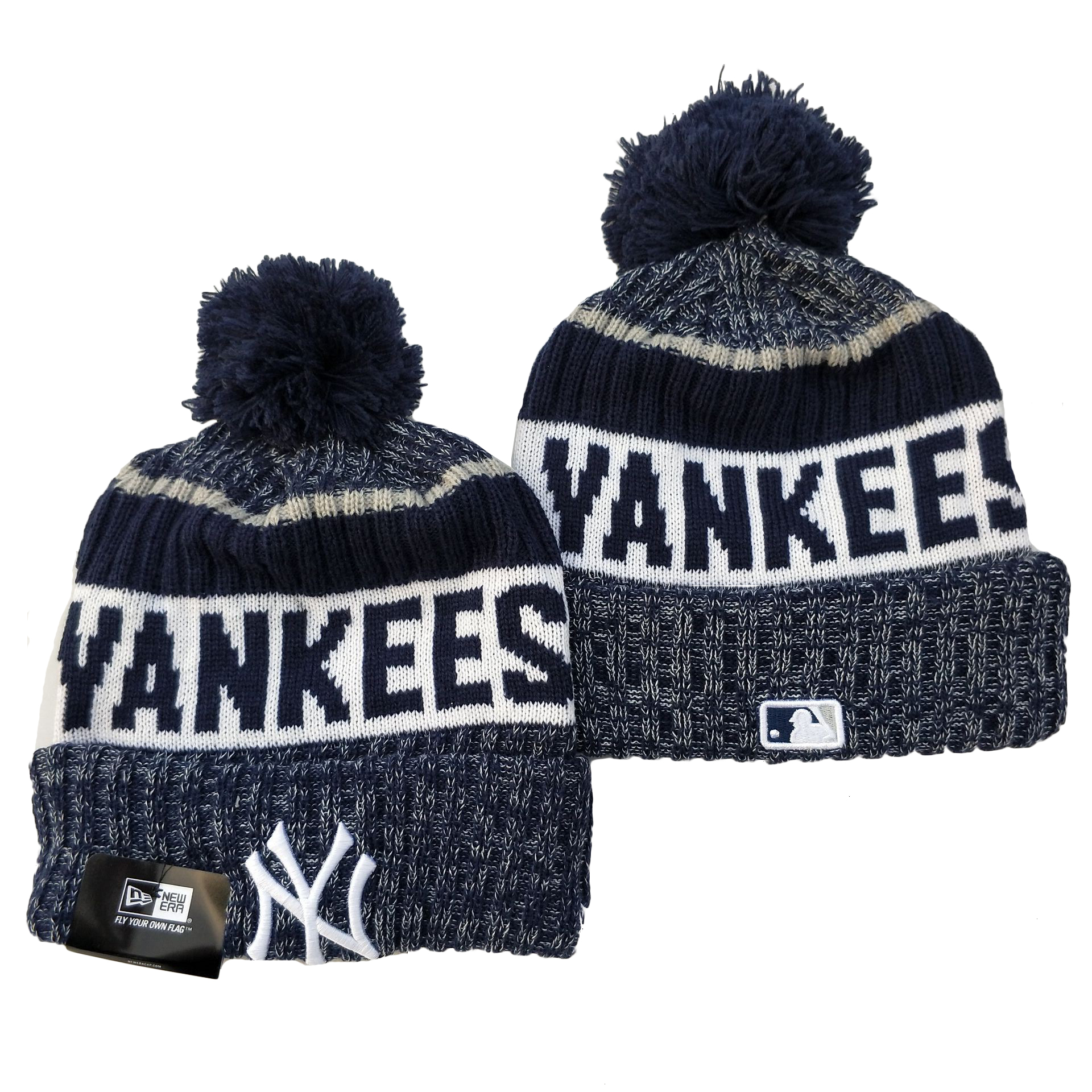 MLB New York Yankees Beanies Knit Hats-YD144
