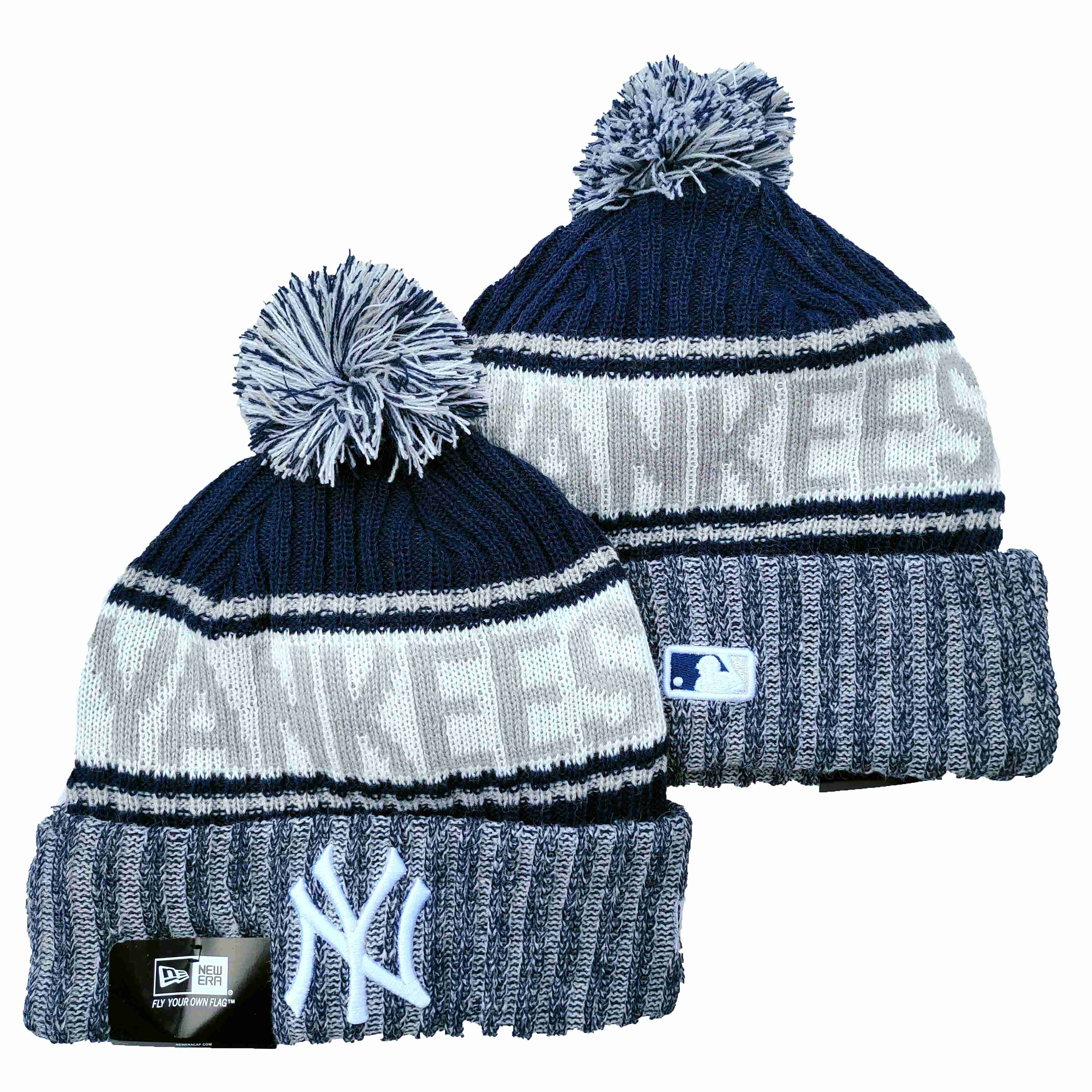 MLB New York Yankees Beanies Knit Hats-YD149