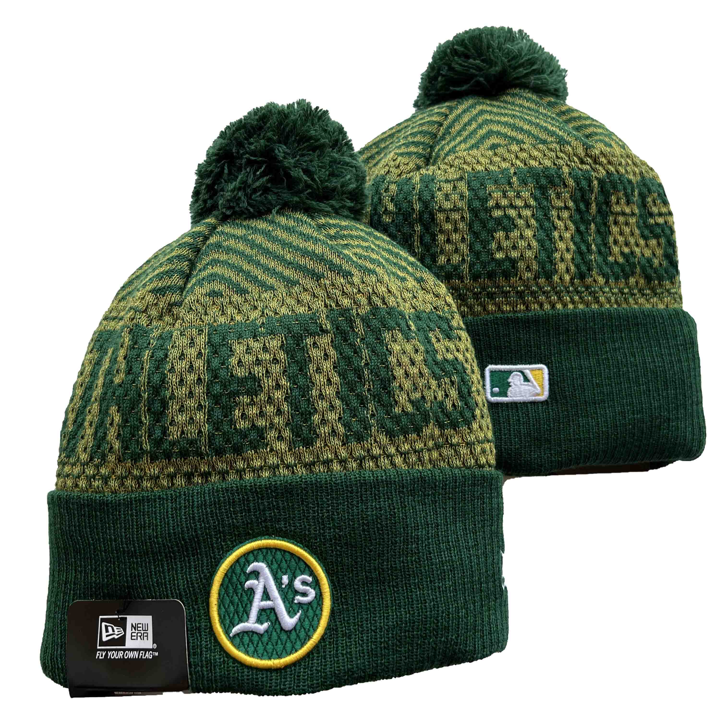 MLB Oakland Athletics Beanies Knit Hats-YD168