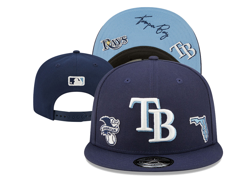 MLB Tampa Bay Rays Snapbacks-YD299