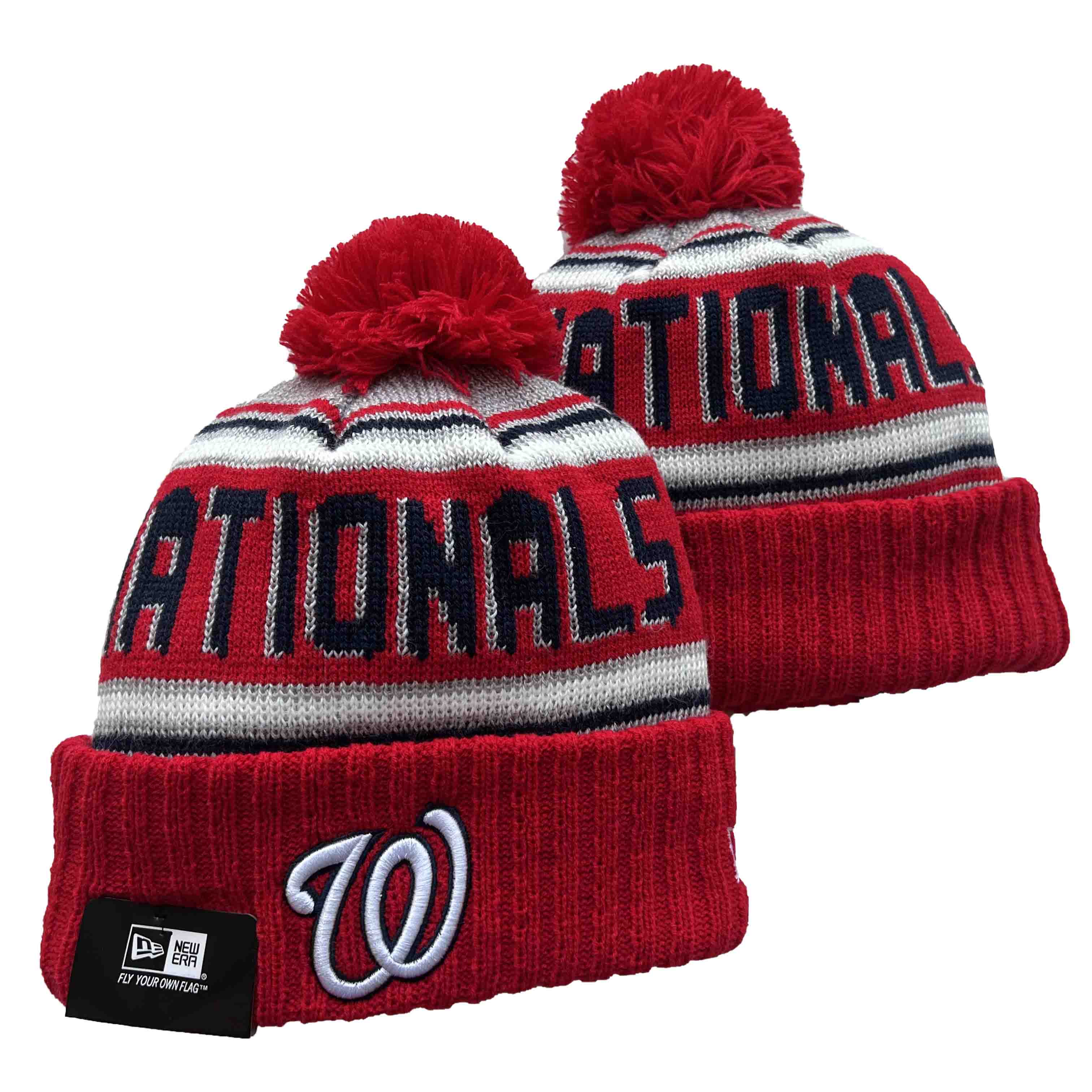 MLB Washington Nationals Beanies Knit Hats-YD166