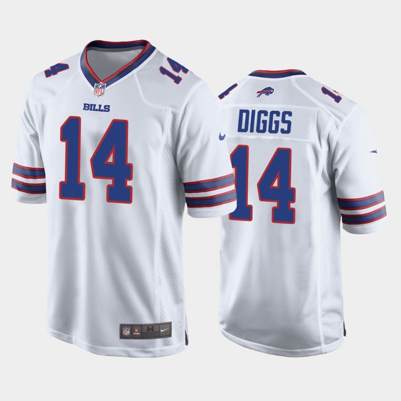 Men's  Buffalo Bills #14 Stefon Diggs White Jersey Vapor Limited Jersey