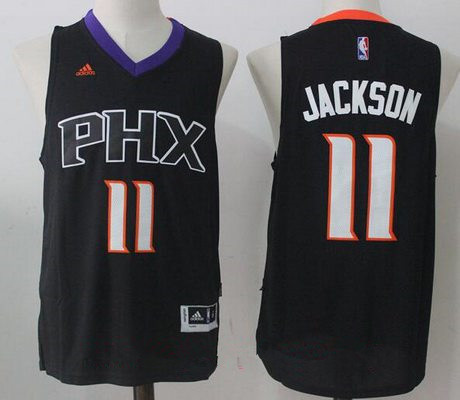 Men's 2017 Draft Phoenix Suns #11 Josh Jackson Black Stitched NBA adidas Revolution 30 Swingman Jersey