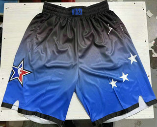 Men's 2023 All Star Blue With Game Swingman Hot Press Shorts