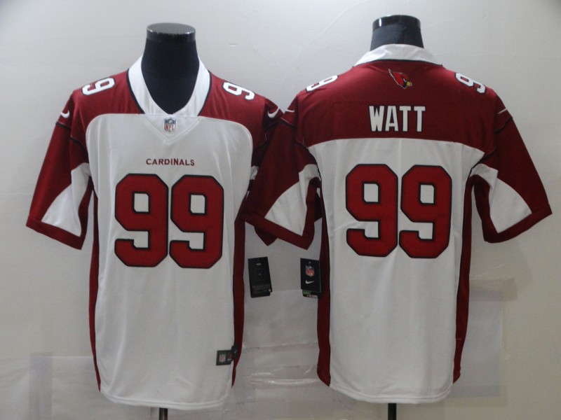 Men's Arizona Cardinals #99 J. J. Watt White 2021 Vapor Untouchable Stitched NFL Nike Limited Jersey