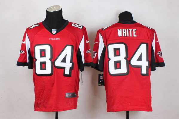 Men's Atlanta Falcons #84 Roddy White Nike Red Elite Jersey 