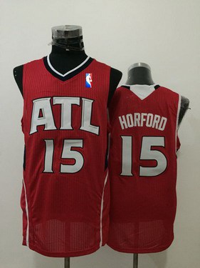 Men's Atlanta Hawks #15 Al Horford Red Swingman Jersey