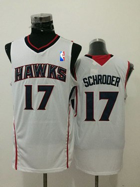 Men's Atlanta Hawks #17 Dennis Schroder White Swingman Jersey