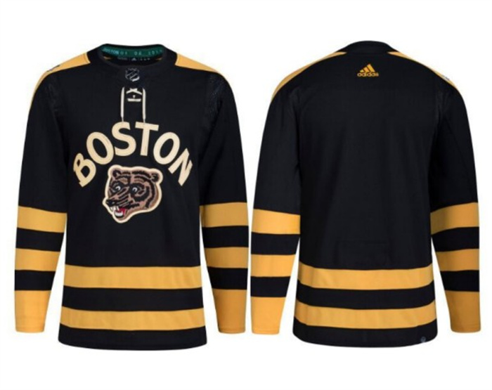 Men's Boston Bruins Blank Black Classic Primegreen Stitched Jersey