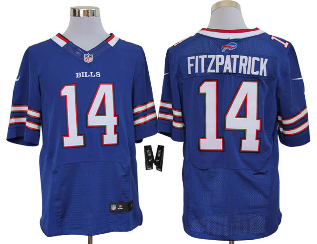 Men's Buffalo Bills #14 Ryan Fitzpatrick Blue Vapor Untouchable Limited Stitched Jersey