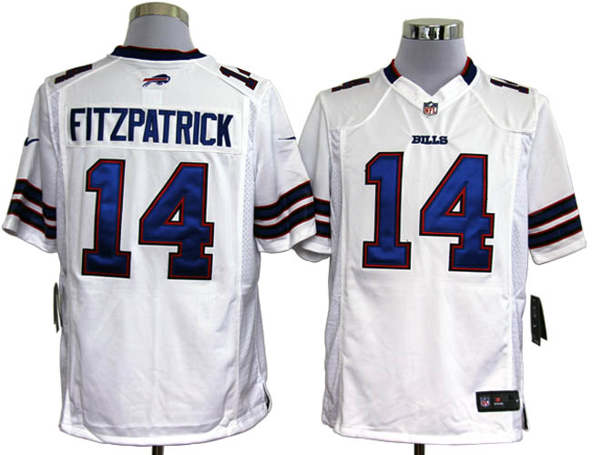 Men's Buffalo Bills #14 Ryan Fitzpatrick White Vapor Untouchable Limited Stitched Jersey