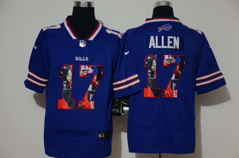 Men's Buffalo Bills #17 Josh Allen Royal Blue 2020 Vapor Untouchable Stitched NFL Nike Limited Fashion Jersey