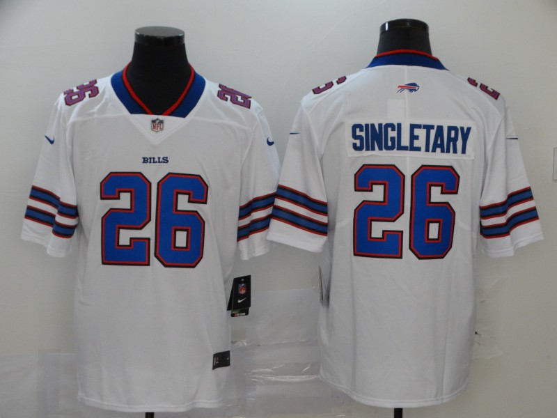 Men's Buffalo Bills #26 Devin Singletary White 2017 Vapor Untouchable Stitched NFL Nike Limited Jersey