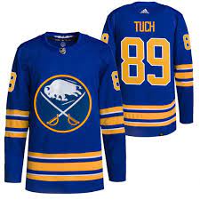 Men's Buffalo Sabres #89 Alex Tuch Royal Home Breakaway Adidas Player Jersey