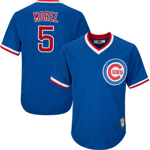 Men's Christopher Morel Chicago Cubs #5 1994 Cooperstown Jersey by Majestic
