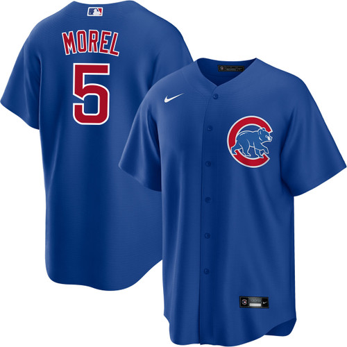 Men's Christopher Morel Chicago Cubs #5 Alternate Jersey by NIKE?