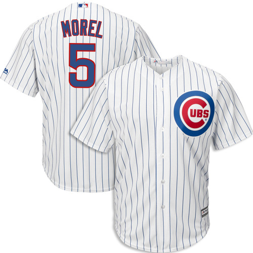 Men's Christopher Morel Chicago Cubs #5 Home Jersey by Majestic