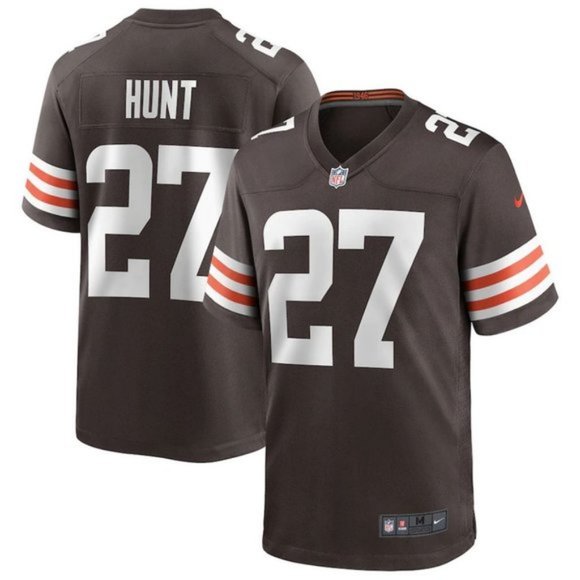 Men's Cleveland Browns #27 Kareem Hunt Stitched Football Vapor Untouchable Limited Jersey