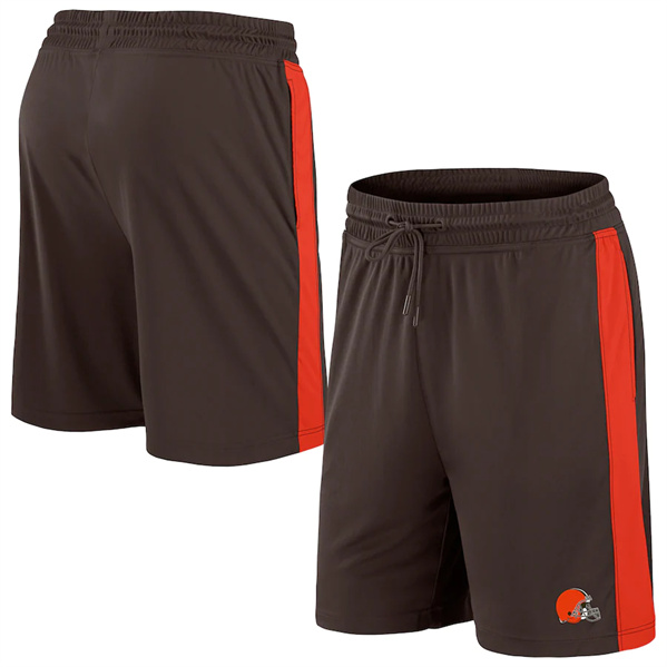 Men's Cleveland Browns Brown Performance Shorts