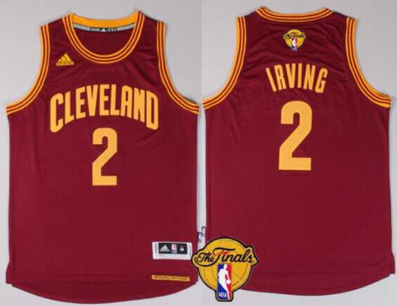 Men's Cleveland Cavaliers #2 Kyrie Irving 2015 The Finals New Red Jersey