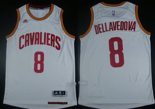 Men's Cleveland Cavaliers #8 Matthew Dellavedova Revolution 30 Swingman 2014 New White Jersey