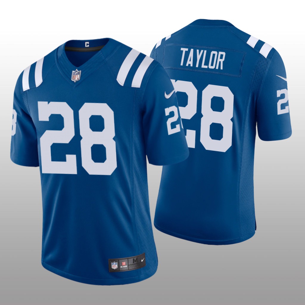 Men's Colts 2020 NFL Draft Royal Vapor Limited #28 Jonathan Taylor Jersey