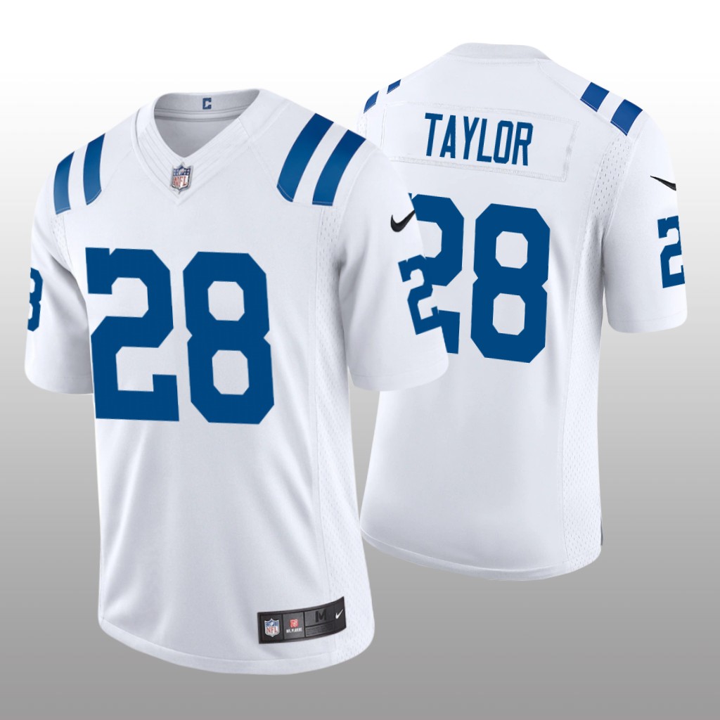 Men's Colts 2020 NFL Draft White Vapor Limited #28 Jonathan Taylor Jersey