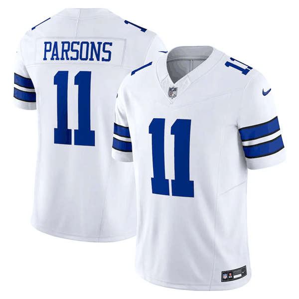 Men's Dallas Cowboys #11 Micah Parsons White 2023 F.U.S.E. Limited Stitched Football Nike Jersey