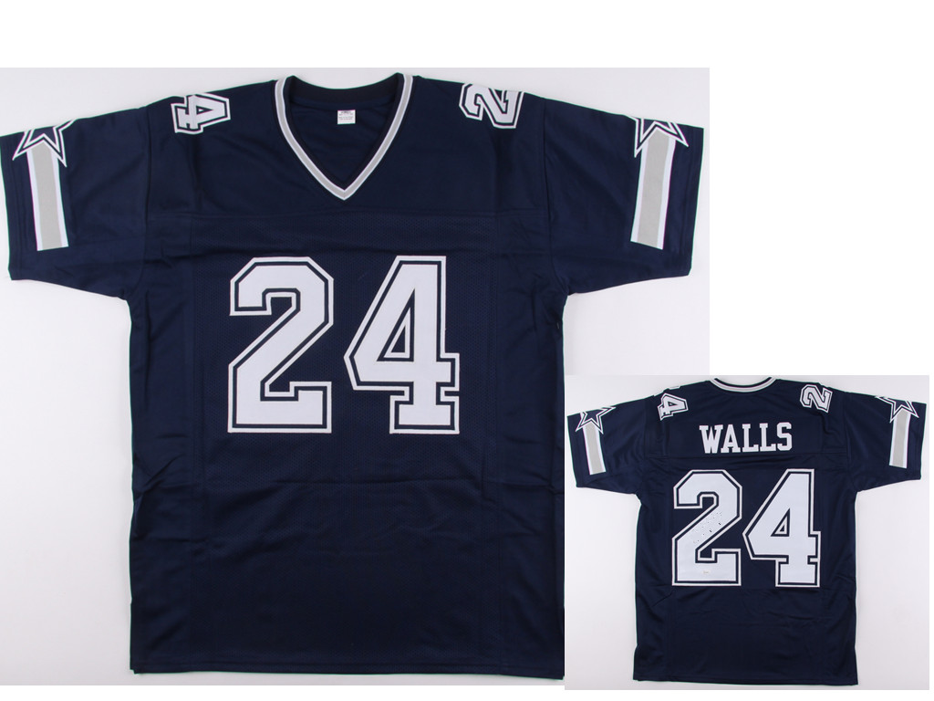 Men's Dallas Cowboys #24 Everson Walls Navy blue jersey