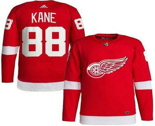 Men's Detroit Red Wings #88 Patrick Kane Red Authentic Jersey