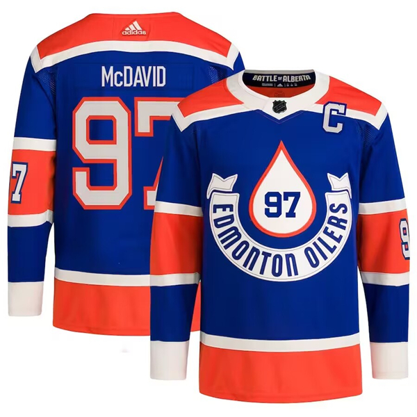 Men's Edmonton Oilers #97 Connor McDavid 2023 Heritage Classic Primegreen Stitched Jersey