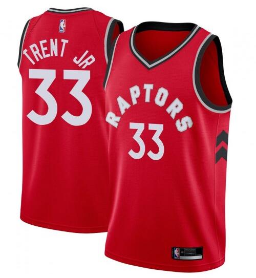 Men's Gary Trent Jr. Toronto Raptors #33 Swingman Red Jersey - Icon Edition