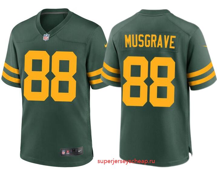 Men's Green Bay Packers #88 Luke Musgrave Game 50s Classic Nike Jersey