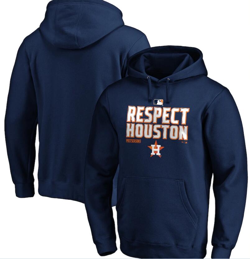 Men's Houston Astros Navy 2020 Postseason Collection Pullover Hoodie