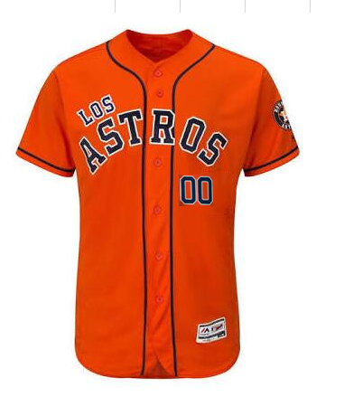 Men's Houston Astros Orange Hispanic Heritage CUSTOM JERSEY