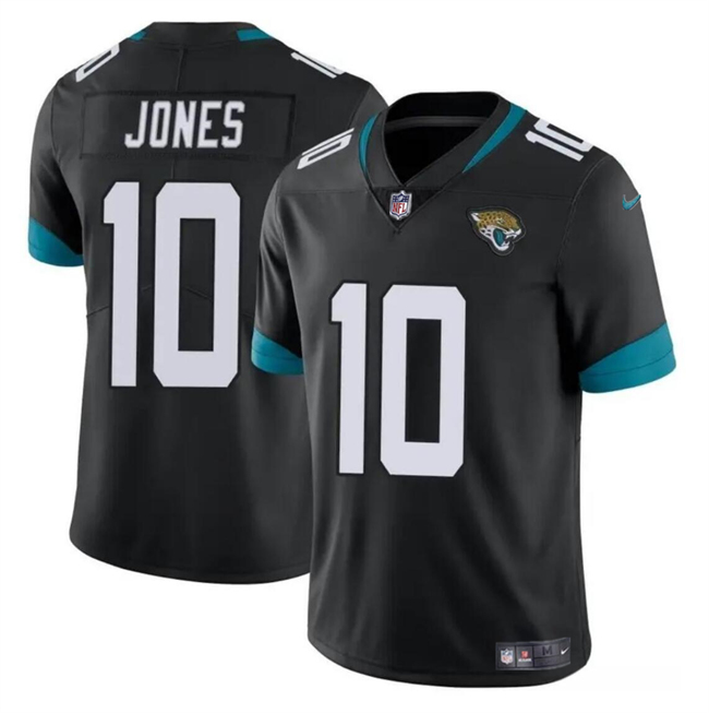 Men's Jacksonville Jaguars #10 Mac Jones Black Vapor Untouchable Limited Football Stitched Jersey