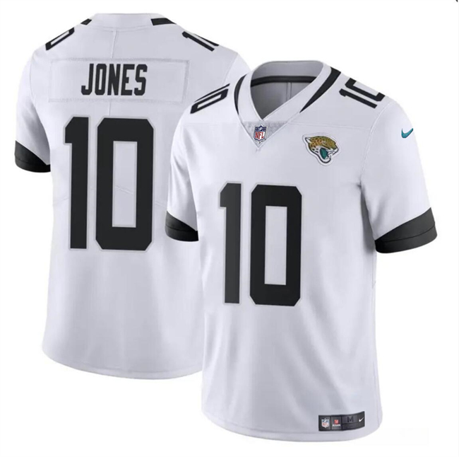 Men's Jacksonville Jaguars #10 Mac Jones White Vapor Untouchable Limited Football Stitched Jersey