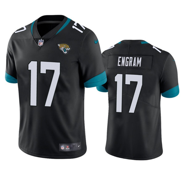 Men's Jacksonville Jaguars #17 Evan Engram Black 2023 Vapor Untouchable Limited Stitched Jersey
