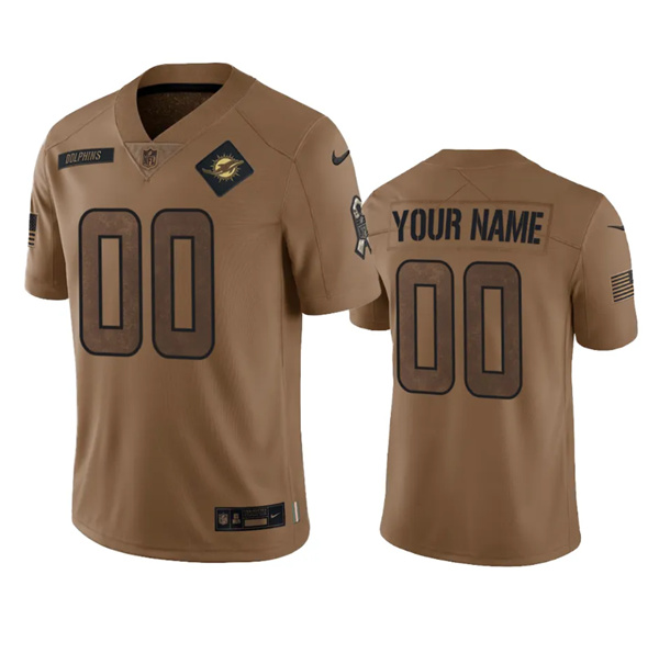 Men's Las Vegas Raiders #10 Jimmy Garoppolo 2023 Brown Salute To Service Limited Football Stitched Jersey