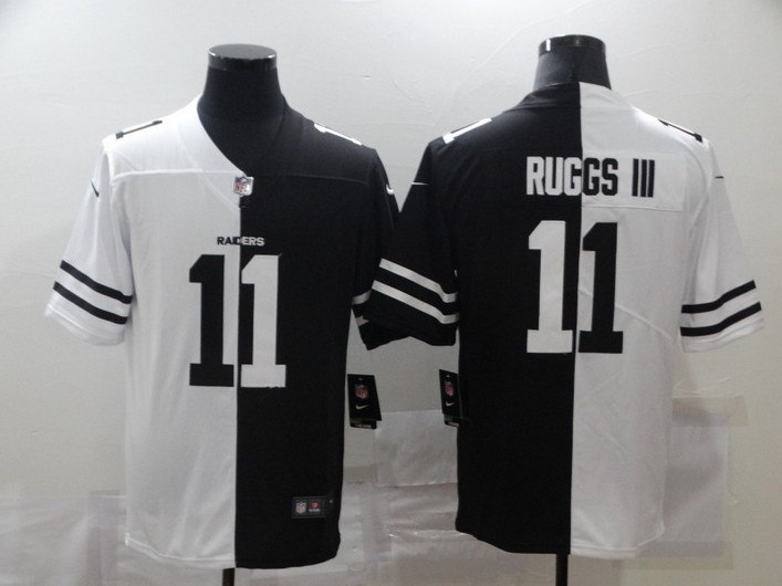 Men's Las Vegas Raiders #11 Henry Ruggs III White Black Peaceful Coexisting 2020 Vapor Untouchable Stitched NFL Nike Limited Jersey
