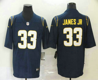Men's Los Angeles Chargers #33 Derwin James Jr Navy Blue 2020 NEW Vapor Untouchable Stitched NFL Nike Limited Jersey