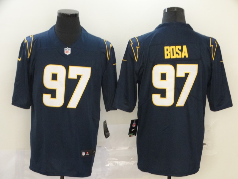 Men's Los Angeles Chargers #97 Joey Bosa Light Blue 2020 NEW Vapor Untouchable Stitched NFL Nike Limited Jersey