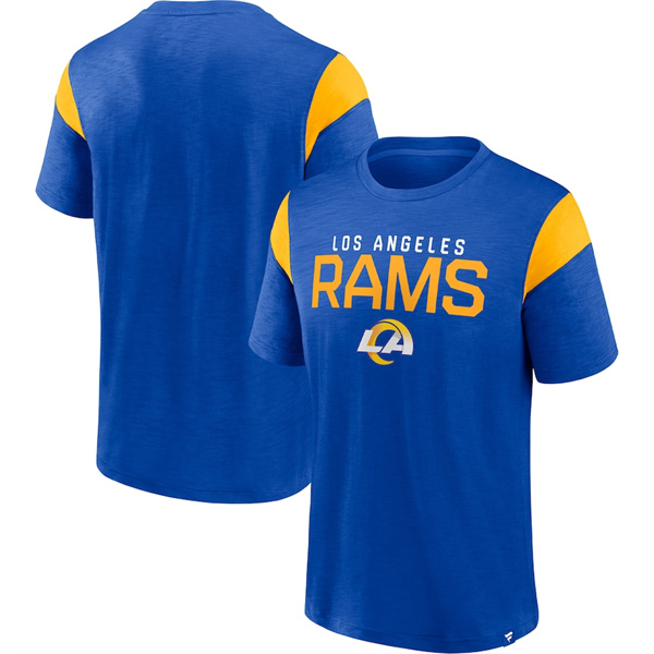 Men's Los Angeles Rams Royal Gold Home Stretch Team T-Shirt
