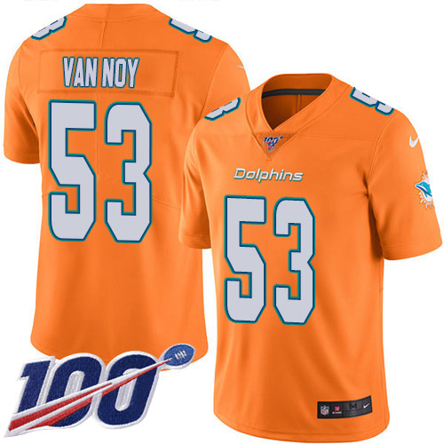 Men's Miami Dolphins #53 Kyle Van Noy Black Stitched Limited 2016 Salute to Service Jersey