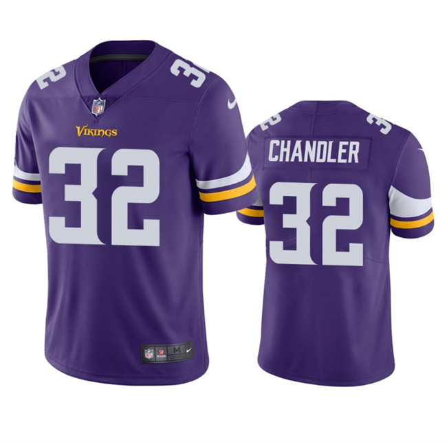 Men's Minnesota Vikings #32 Ty Chandler Purple 2023 F.U.S.E. Vapor Untouchable Limited Football Stitched Jersey