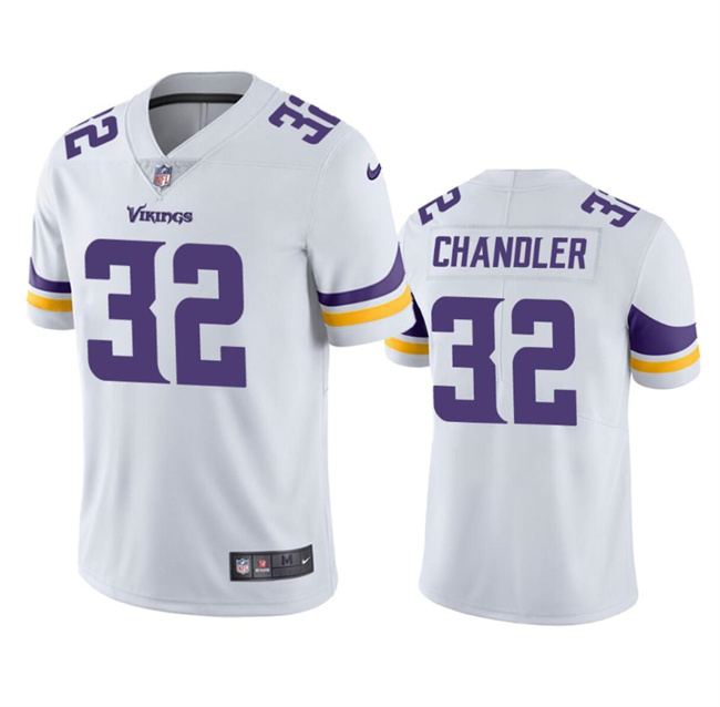 Men's Minnesota Vikings #32 Ty Chandler White 2023 F.U.S.E. Vapor Untouchable Limited Football Stitched Jersey