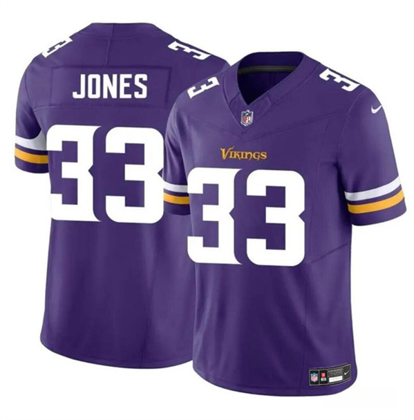 Men's Minnesota Vikings #33 Aaron Jones Purple F.U.S.E. Vapor Untouchable Limited Football Stitched Jersey