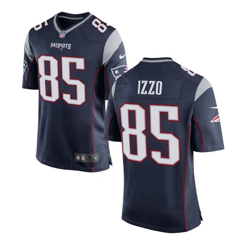 Men's New England Patriots #85 Ryan Izzo Navy Vapor Untouchable Stitched NFL Nike Limited Jersey