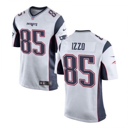 Men's New England Patriots #85 Ryan Izzo White Vapor Untouchable Stitched NFL Nike Limited Jersey